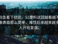 别急着下结论，51爆料这回越看越不像表面那么简单，难怪后来越来越多人开始复盘。